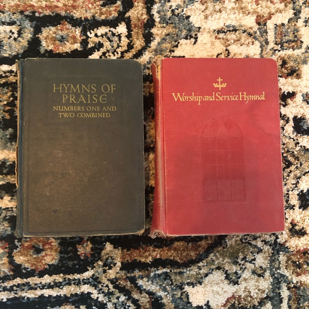 Vintage Hymn Books Set